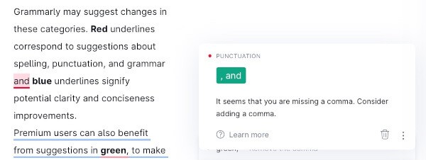 Очистка текста от ошибок в Grammarly