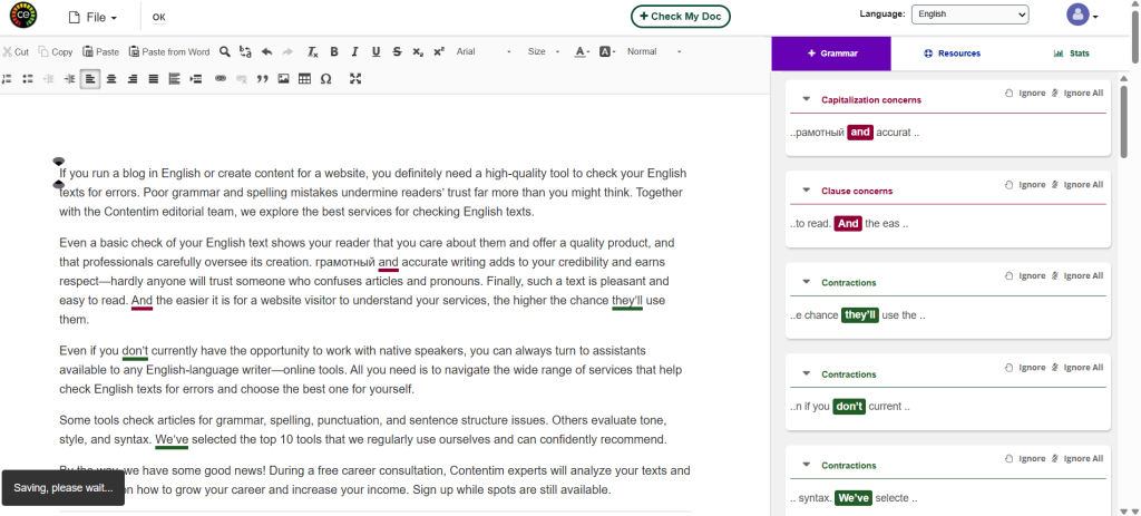 CorrectEnglish 