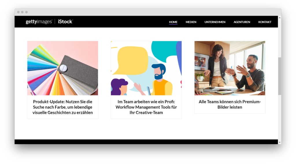 Пример GettyImages