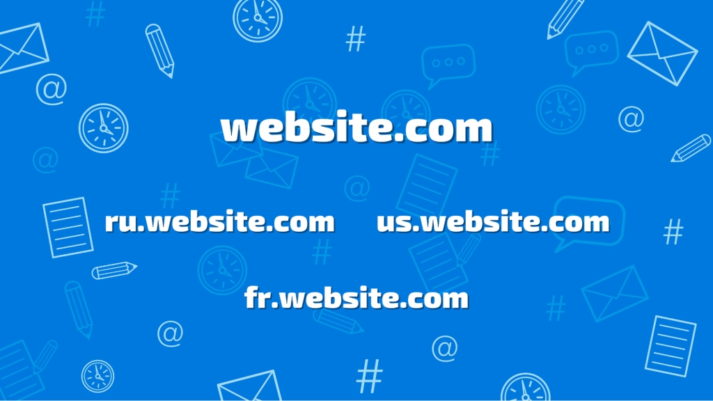 Поддомены, субдомены