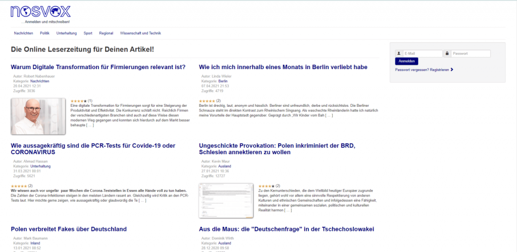 Платформа Nosvox 