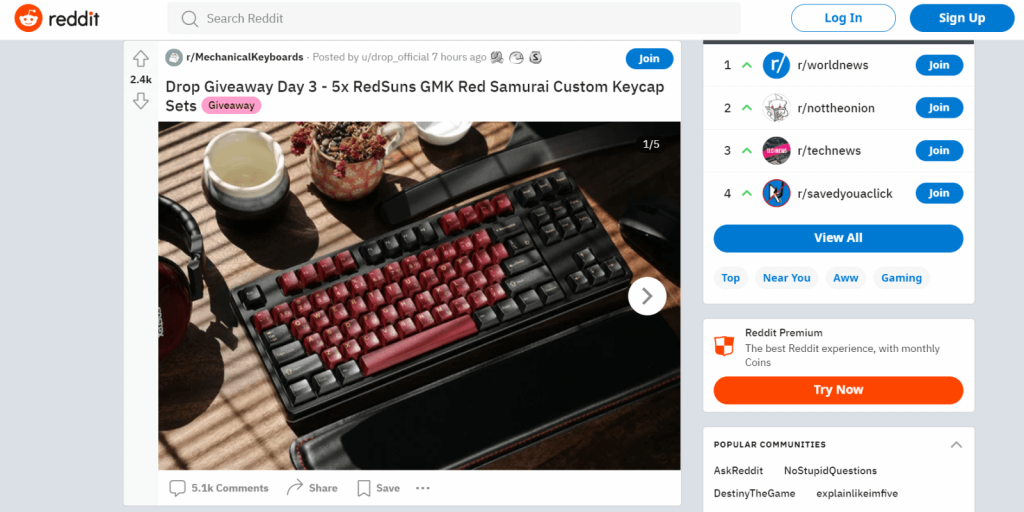Reddit — крупнейшая UGC площадка 