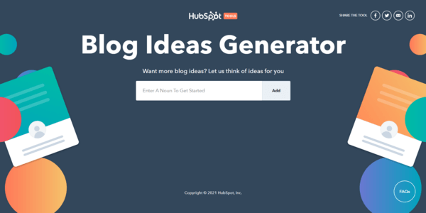 Blog ideas Generator