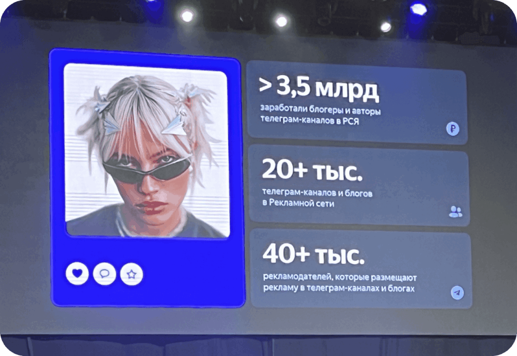 Доходы и статистика продвижения в Telegram
