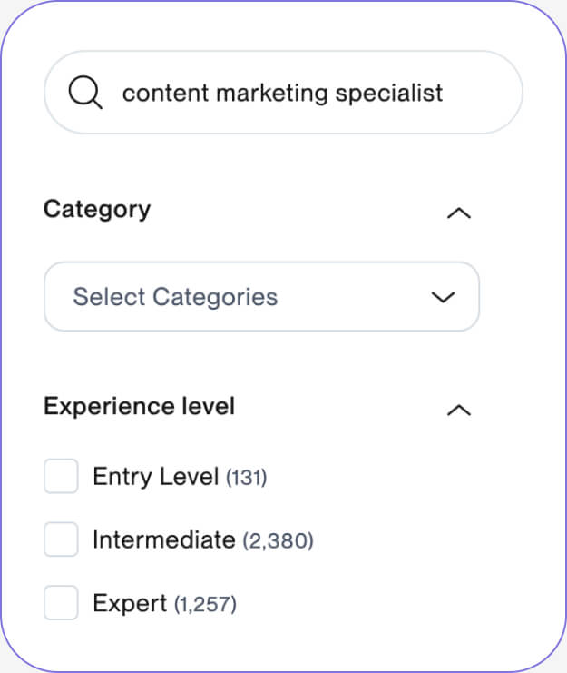 Вакансии на Upwork