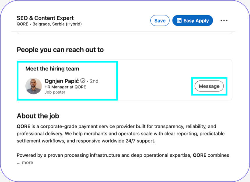 Как найти контакты компании на Linkedin 